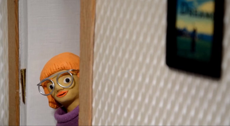 Detta är bilden Karin hade med i sin semesterrapport (terminsrapport), med texten: "Vi ser Gud för första gången" under, den som lärarna gillade så mycket.