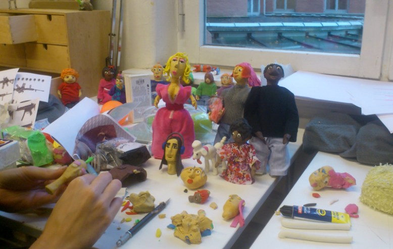 Figurer under arbete!